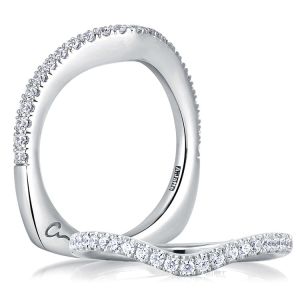 A.JAFFE Signature 14 Karat Diamond Wedding Ring MRS240 / 30