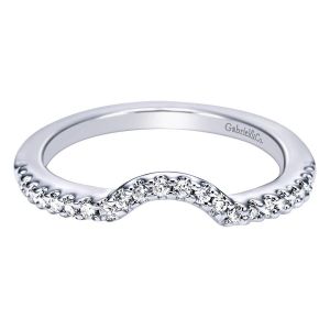 Gabriel 14 Karat Contemporary Wedding Band WB6008W44JJ