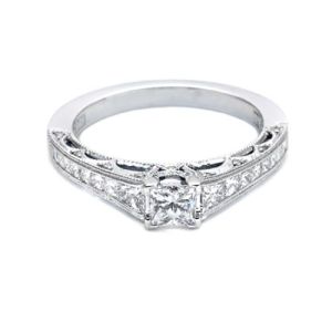 Tacori 18 Karat Crescent Engagement Ring HT2510PR512X