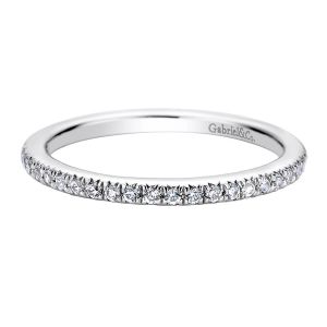 Gabriel 14 Karat Contemporary Wedding Band WB9539W44JJ