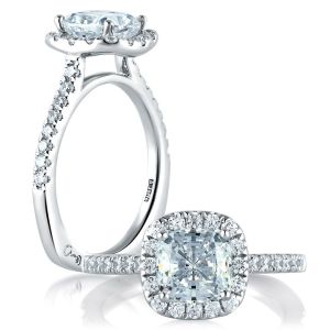 A.JAFFE 14 Karat Signature Engagement Ring MES577