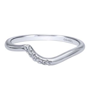 Gabriel 14 Karat Contemporary Wedding Band WB10943W44JJ