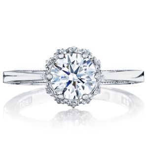 Tacori 59-2RD65 18 Karat Sculpted Crescent Engagement Ring