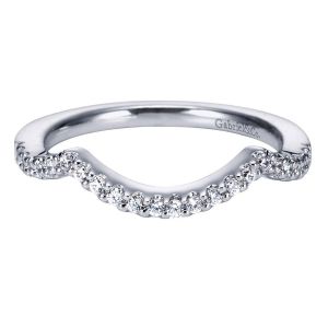 Gabriel 14 Karat Contemporary Wedding Band WB5798W44JJ