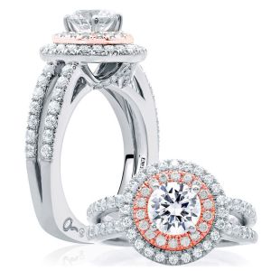 A.JAFFE Platinum Signature Engagement Ring MES634