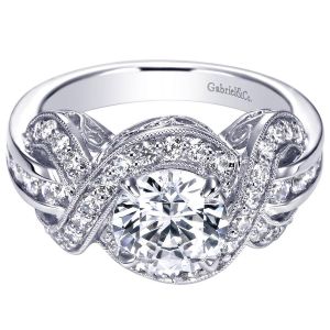 Gabriel 14 Karat Victorian Engagement Ring ER5476W44JJ