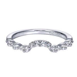 Gabriel 14 Karat Contemporary Wedding Band WB7736W44JJ