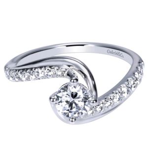 Gabriel 14 Karat Contemporary Engagement Ring ER9073W44JJ