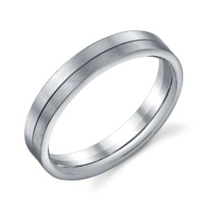 273481 Christian Bauer Platinum & 18 Karat Wedding Ring / Band
