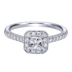 Gabriel 14 Karat Victorian Engagement Ring ER910529W44JJ