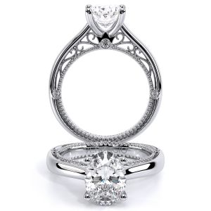 Verragio Venetian-5047OV Platinum Engagement Ring