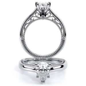 Verragio Venetian-5047PEAR Platinum Engagement Ring
