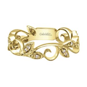 Gabriel Fashion 14 Karat Stackable Stackable Ladies' Ring LR4593Y44JJ
