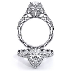 Verragio Venetian-5061PEAR Platinum Engagement Ring