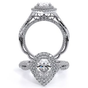 Verragio Venetian-5066PEAR Platinum Engagement Ring
