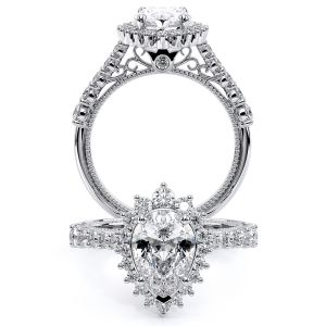 Verragio Venetian-5084PEAR Platinum Engagement Ring