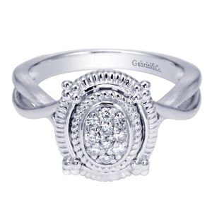 Gabriel Fashion Silver Roman Ladies' Ring LR6696SV5JJ