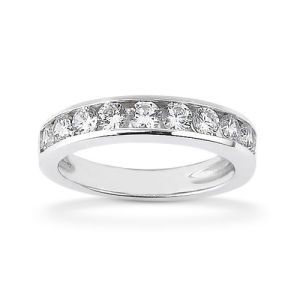 Diamond Channel Set Band Platinum Taryn Collection TQD B-4425