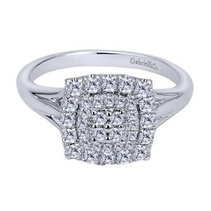 Gabriel Fashion 14 Karat Clustered Diamonds Ladies' Ring LR50252W45JJ