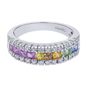 Gabriel Fashion 14 Karat Lusso Color Ladies' Ring LR4481W45MC
