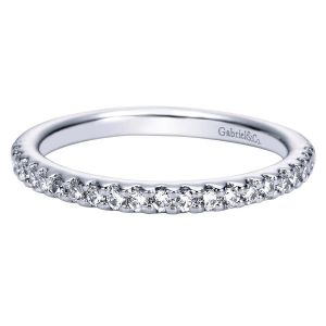Gabriel 14 Karat Contemporary Wedding Band WB4244W44JJ