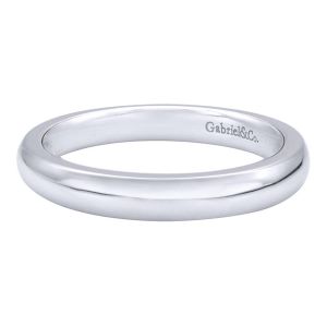 Gabriel 14 Karat Contemporary Wedding Band WB9748W4JJJ