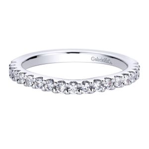 Gabriel 14 Karat Contemporary Wedding Band WB9431W44JJ