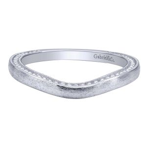Gabriel 14 Karat Contemporary Wedding Band WB10916W4JJJ