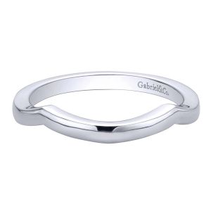 Gabriel 14 Karat Contemporary Wedding Band WB9652W4JJJ