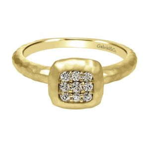 Gabriel Fashion 14 Karat Trends Ladies' Ring LR50551Y45JJ