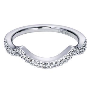 Gabriel 14 Karat Contemporary Wedding Band WB5887W44JJ