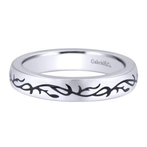 Gabriel Fashion Silver Stackable Stackable Ladies' Ring LR5957-7E8SVJJJ