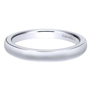 Gabriel 14 Karat Contemporary Wedding Band WB9730W4JJJ