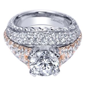 Gabriel 18 Karat Contemporary Engagement Ring ER8452T83JJ