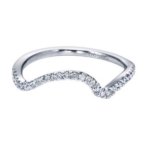 Gabriel 14 Karat Contemporary Wedding Band WB7457W44JJ