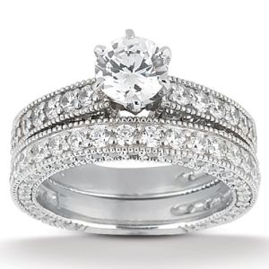 Taryn Collection Platinum Diamond Engagement Ring TQD A-5521