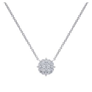 Gabriel Fashion 14 Karat Victorian Necklace NK4361W45JJ