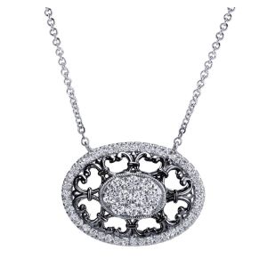 Gabriel Fashion 14 Karat Twilight Necklace NK3819W45JJ
