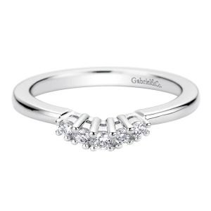 Gabriel 14 Karat Contemporary Wedding Band WB9480W44JJ