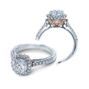 Verragio Couture-0433DR-TT Platinum Engagement Ring