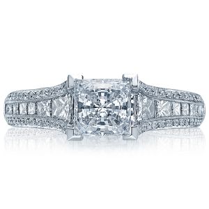 HT2513PR712X Platinum Tacori Classic Crescent Engagement Ring