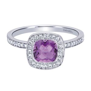 Gabriel Fashion 14 Karat Stackable Stackable Ladies' Ring LR4734W44AM