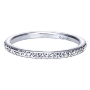 Gabriel 14 Karat Contemporary Wedding Band WB6411W44JJ
