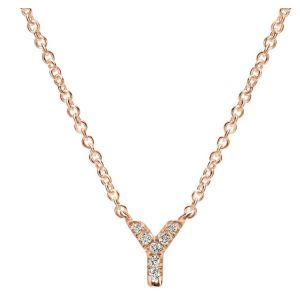 Gabriel Fashion 14 Karat Initial Initial Necklace NK4577Y-K45JJ