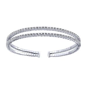 Gabriel Fashion 14 Karat Lusso Diamond Cuff Bracelet BG107W44JJ