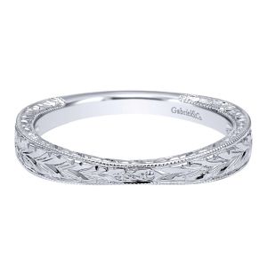 Gabriel 14 Karat Contemporary Wedding Band WB10786W4JJJ