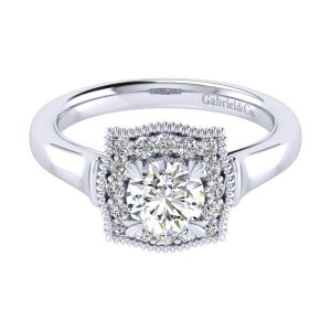 Gabriel 14 Karat Perfect Match Engagement Ring ER009B3AAW44JJ