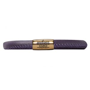 Endless Jewelry Purple Single Bracelet Gold Lock 12506