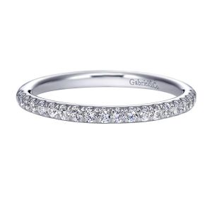 Gabriel 14 Karat Contemporary Wedding Band WB8268W44JJ