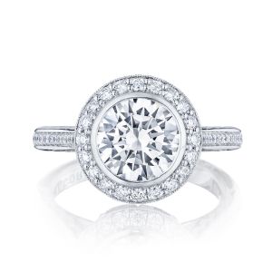 306-25RD8 Platinum Tacori Starlit Engagement Ring